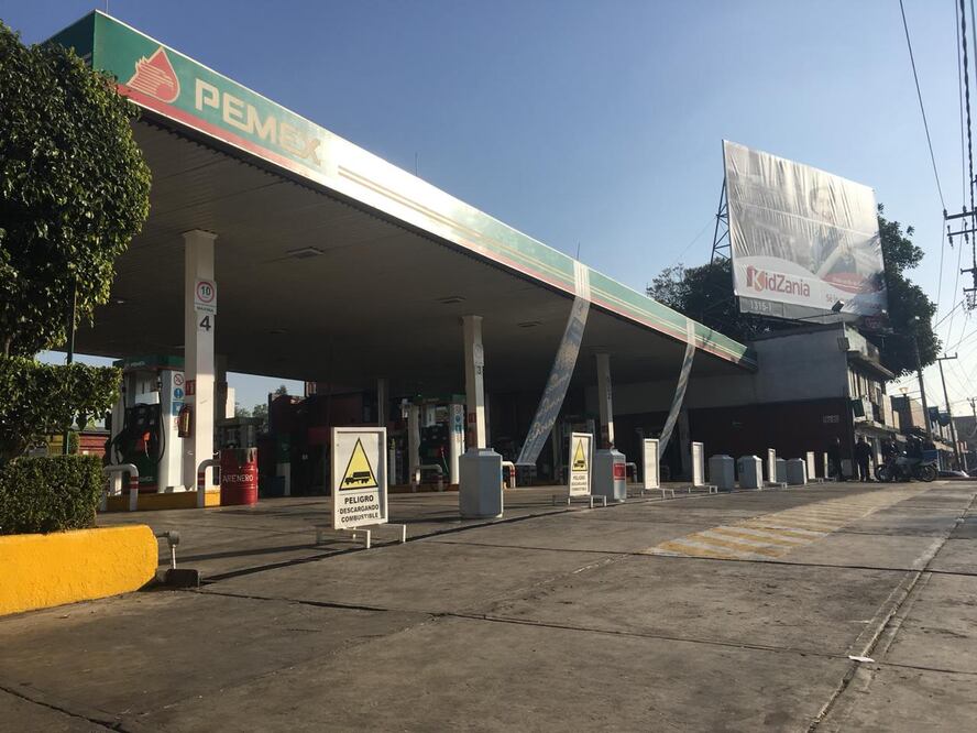 Cierra gasolinera en Coyoacán por falta de combustible