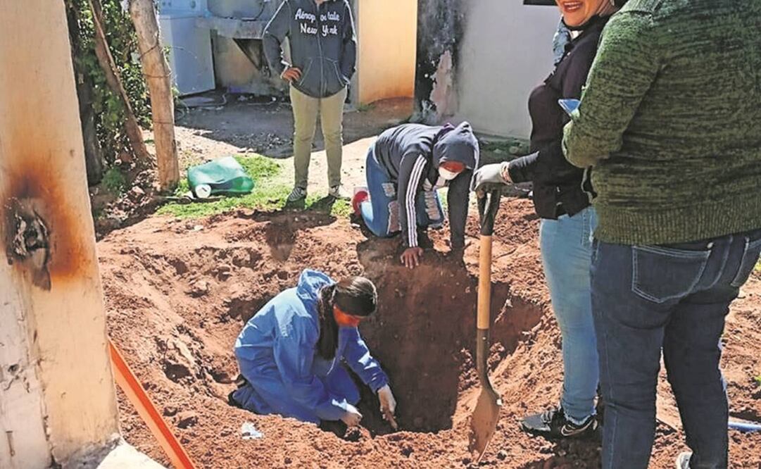 Algunos cuerpos se encontraban en patios de viviendas. Foto: Especial
