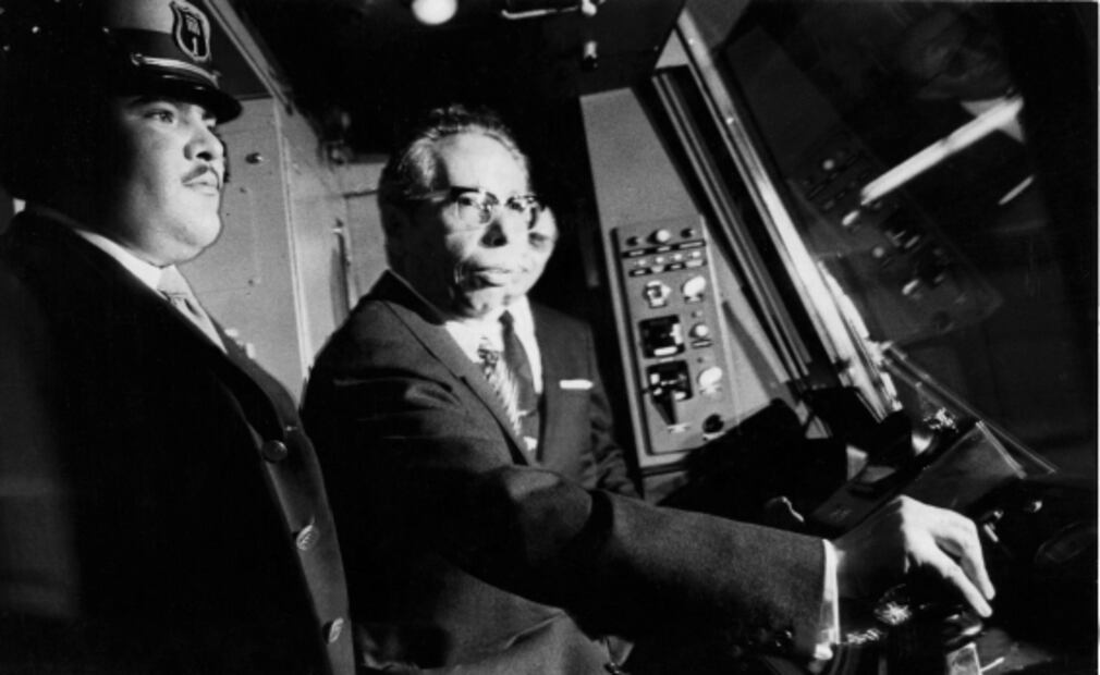 Los primeros usuarios del Metro