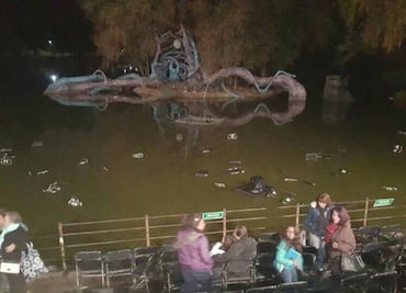 Cancelan función del Lago de los Cisnes por mal clima