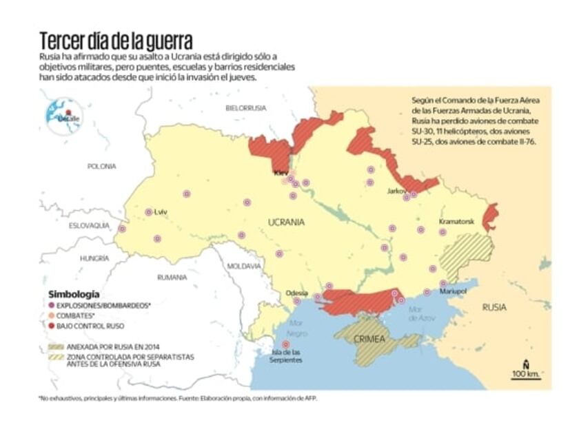 Rusia amplía ofensiva; ucranianos no se rinden