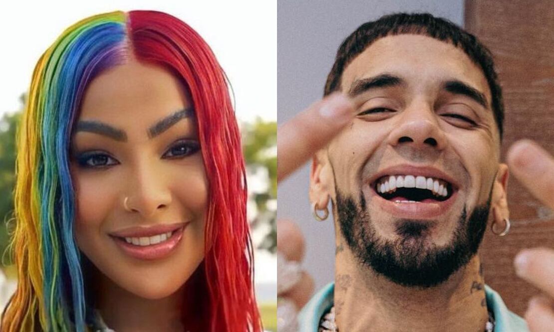 Yailin la más viral y Anuel AA. Fuente: producción Universal (Instagram @ dualkymusicrd y @anuel)