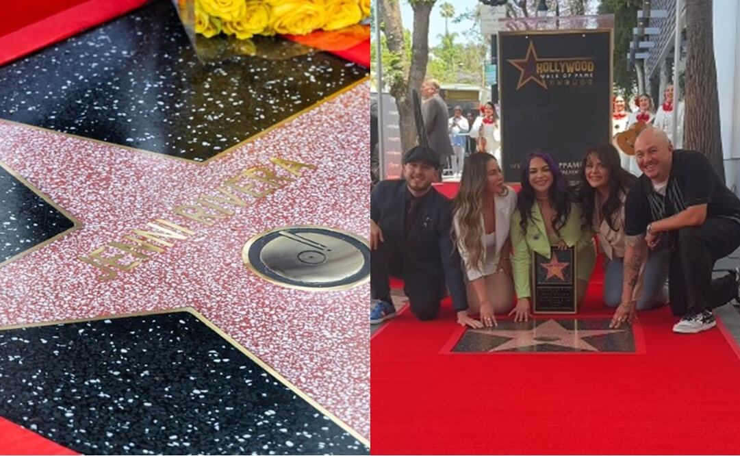 Develación de la estrella de Jenni Rivera en Hollywood. Foto: Instagram oficial.