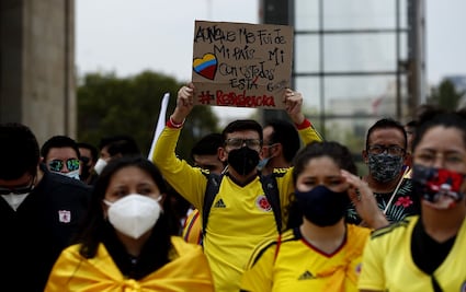 "Paren la masacre" piden colombianos en la Ciudad de México