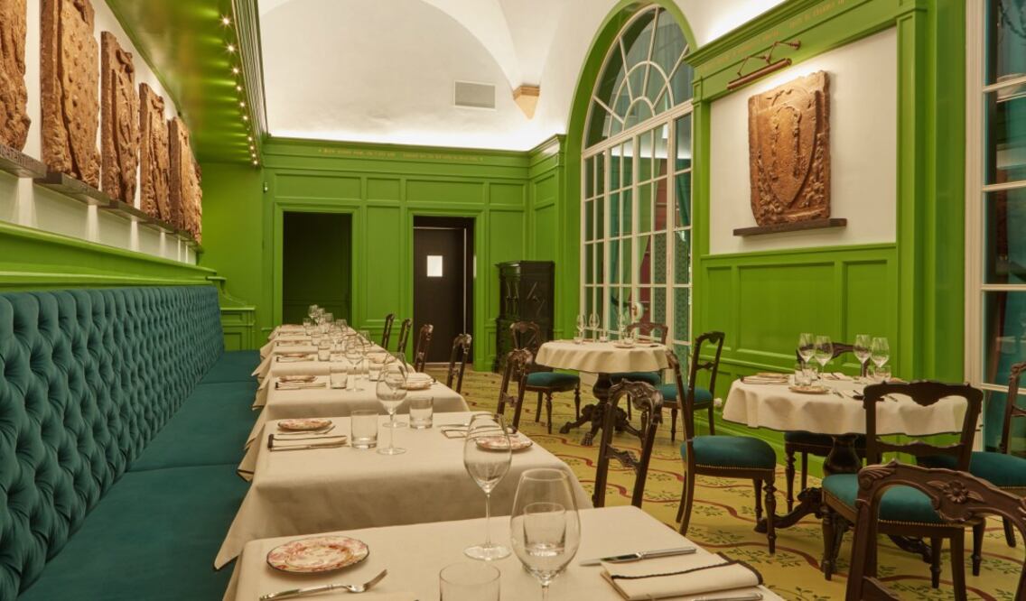 Gucci Ostería tiene capacidad para 50 comensales. (Foto: Gucci Osteria)