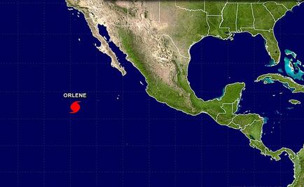"Orlene" se convierte en huracán categoría 1 en el Pacífico