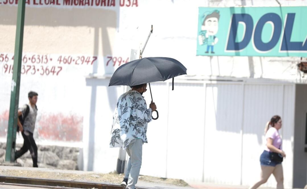 Ola de calor afecta Ciudad Juárez. Foto: EL UNIVERSAL