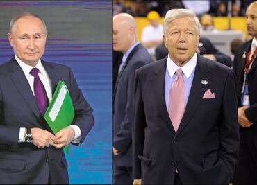 Así "robó" Vladimir Putin un anillo de Super Bowl a Robert Kraft