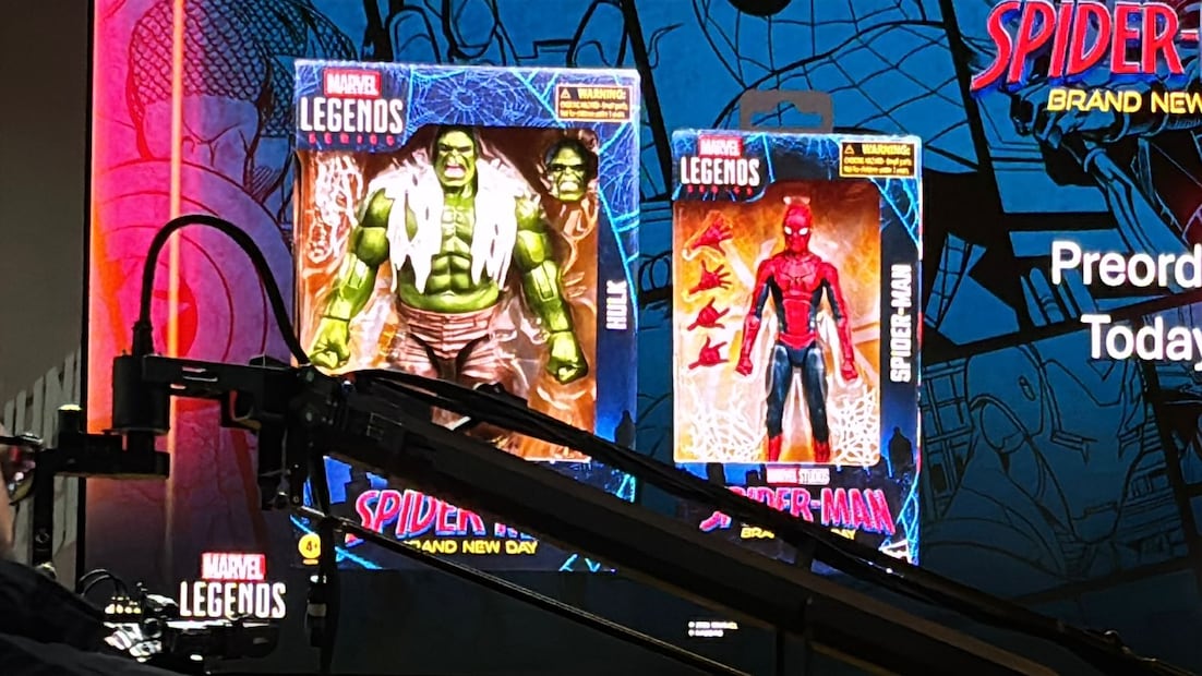 La marca Marvel Legends Series dio a conocer los diseños nuevos de sus figuras de acción de Spider-Man y Hulk. Foto: Andrea Oliva