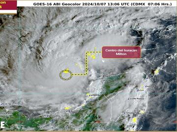 Huracán Milton; sigue su trayectoria y posibles afectaciones en su paso por el Golfo de México