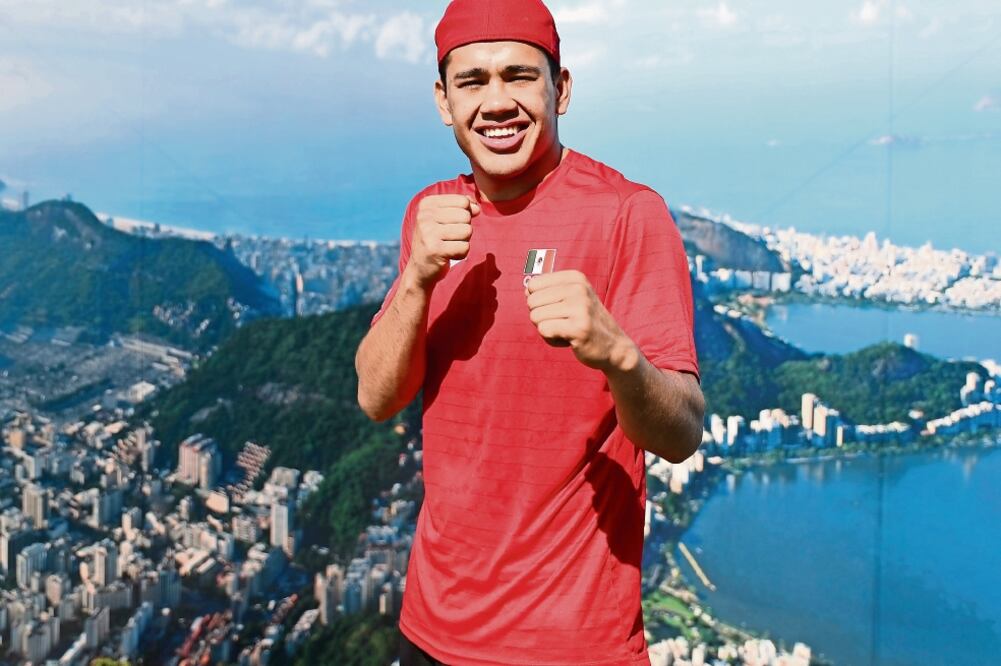 El oriundo de Hidalgo de Parral, Chihuahua, espera mejorar su posición en el torneo de boxeo olímpico con otra victoria, hoy (IVÁN STEPHENS. EL UNIVERSAL)