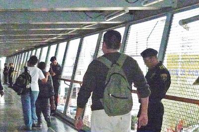 Policía auxiliar capitalina llega a Metro del Edomex