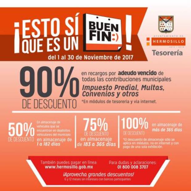 Gobiernos locales lanzan promociones de Buen Fin 