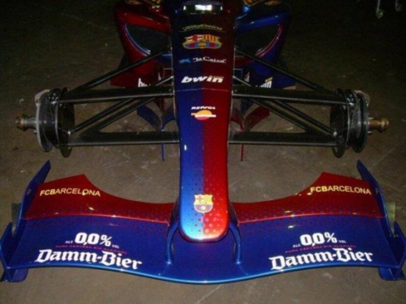 El auto de carreras del FC Barcelona que no conocías y fue desarrollado en secreto