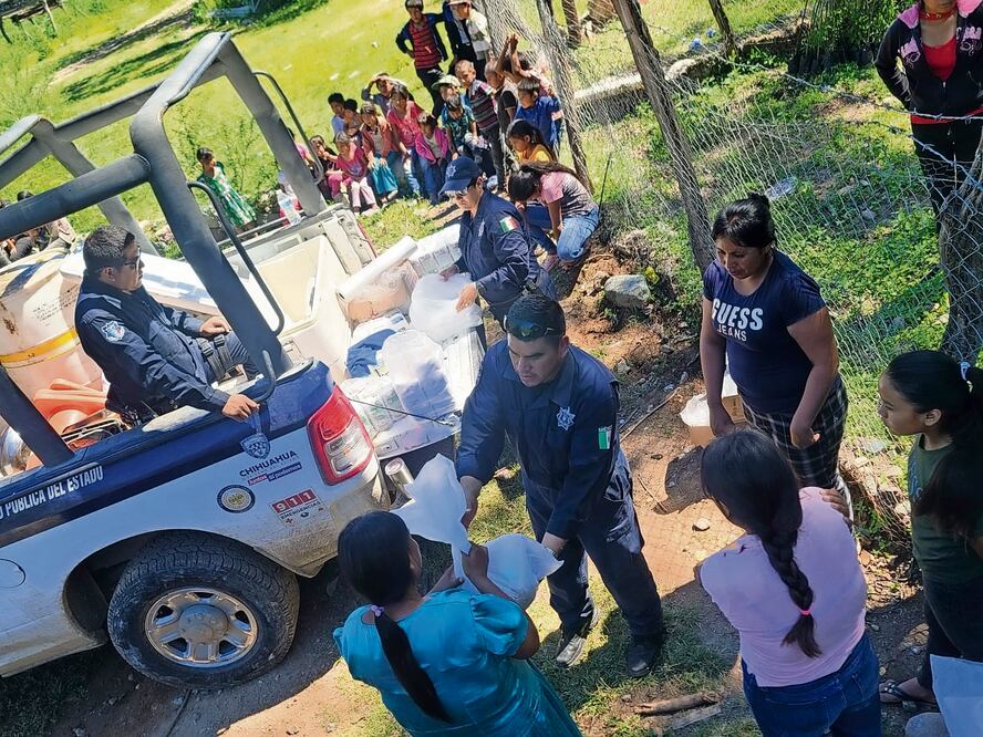 Los habitantes de comunidades como El Cajoncito, El Pie de la Cuesta y Las Casas, en el municipio de Guadalupe y Calvo, han sido desplazados en la última semana debido a enfrentamientos entre grupos del crimen organizado. Foto Especial
