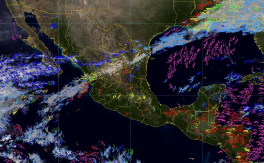 Durante las próximas horas, el frente frío número 14, ingresará a la República Mexicana, ocasionará viento de 40 a 60 kilómetros por hora (09/12/2024). Foto: Conagua