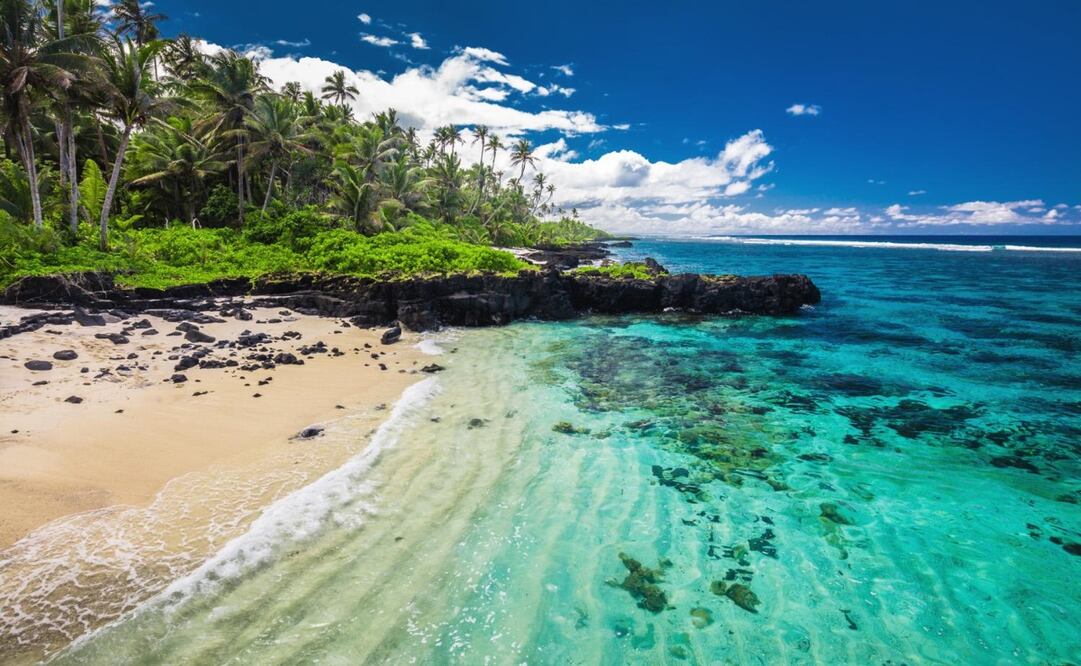 Samoa, en Oceanía, es uno de los 2 primeros países que reciben el Año Nuevo. Foto: iStock