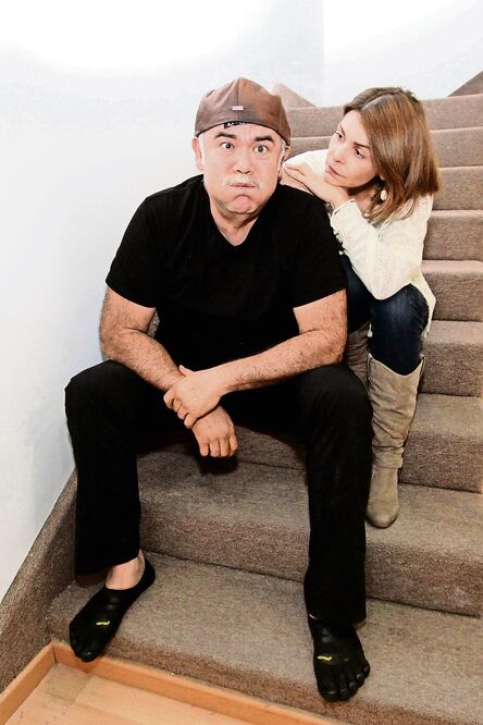 El arte requiere de una dosis de locura”, dice Jesús Ochoa, que comparte crédito con Itatí (CARLOS MEJÍA. EL UNIVERSAL)