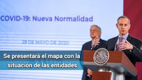 A partir del 1 de junio seaplicará un semáforo de alerta para cada uno de los estados: López-Gatell