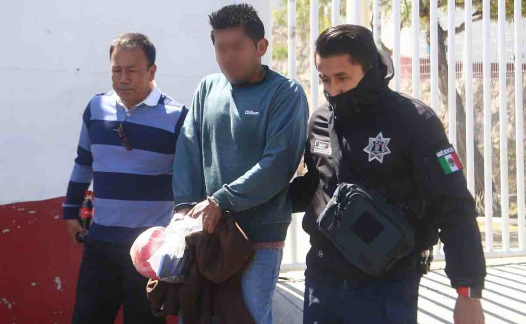 El sospechoso fue identificado luego de que cometió una falta administrativa, por lo que fue remitido a la oficialía conciliadora de Tulpetlac. Foto: Especial