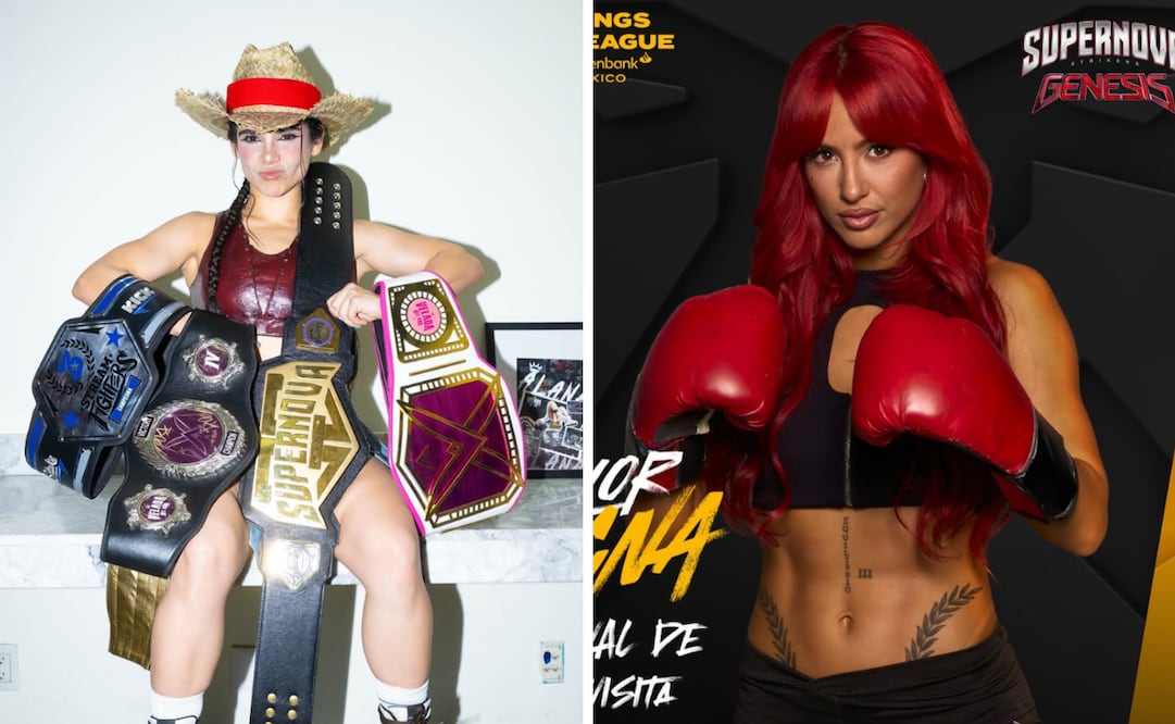 En vísperas del Supernova Génesis 2026, el combate entre Alana Flores y Flor Vigna continúa posicionándose como uno de los más esperados del evento. Foto: Instagram @alanafloresf y @supernovaboxing