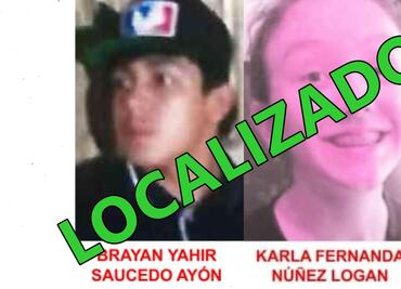 Localizan con vida a Karla y Brayan, adolescentes desaparecidos en Sinaloa