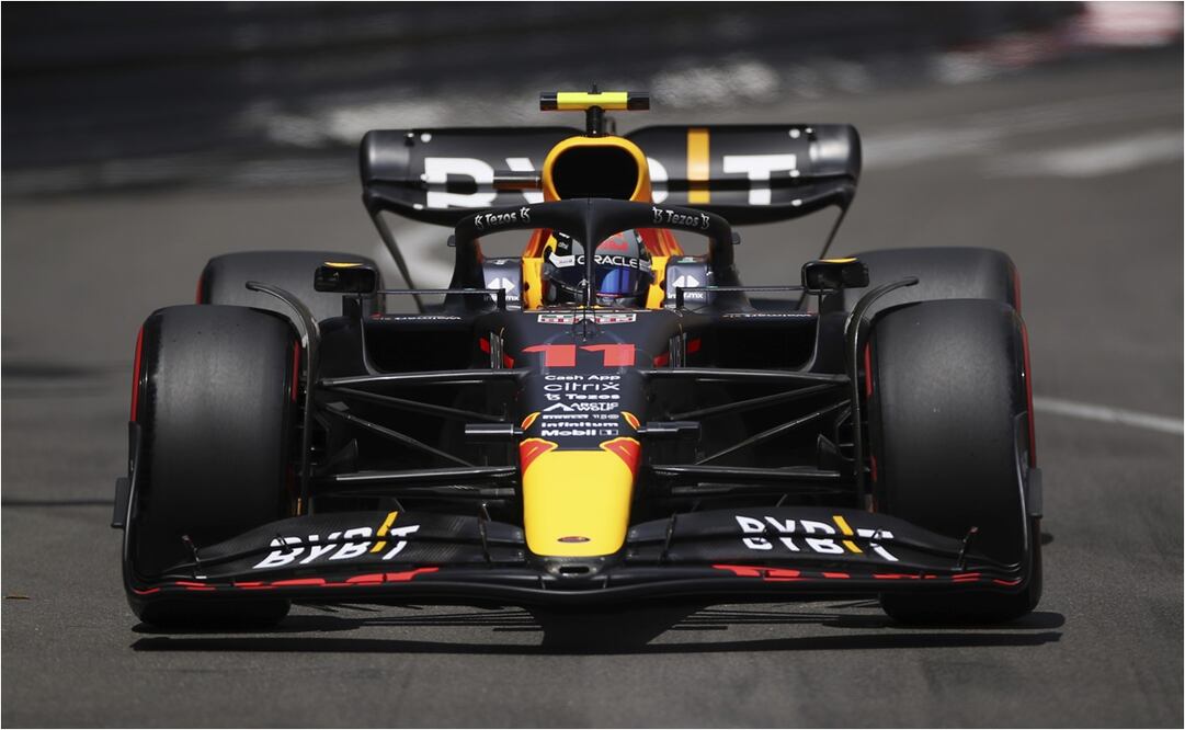 Checo Pérez termina primero en la práctica libre tres del GP de Mónaco / FOTO: AP