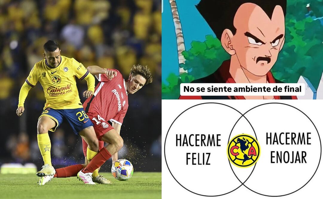 Así se dio la respuesta en redes sociales, tras la Final de Ida entre América y Toluca - Fotos: Imago7/Especial