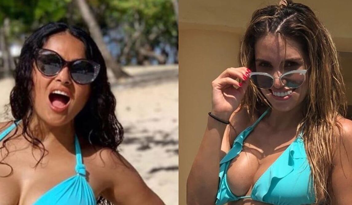 La actriz veracruzana impactó con sus curvas, mientras que Andrea robó el aliento de fanáticos. Foto: Instagram