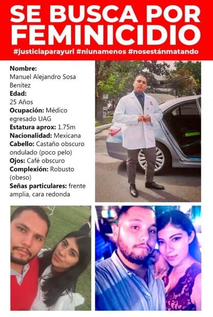 Padres de Yuritzbi exigen a Fiscalía de Jalisco detención del asesino de su hija