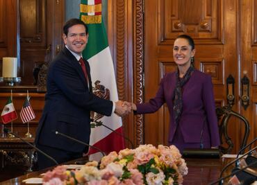 FOTOS: Así fue el encuentro de Sheinbaum con Marco Rubio en Palacio Nacional; acuerdan cooperación en seguridad fronteriza