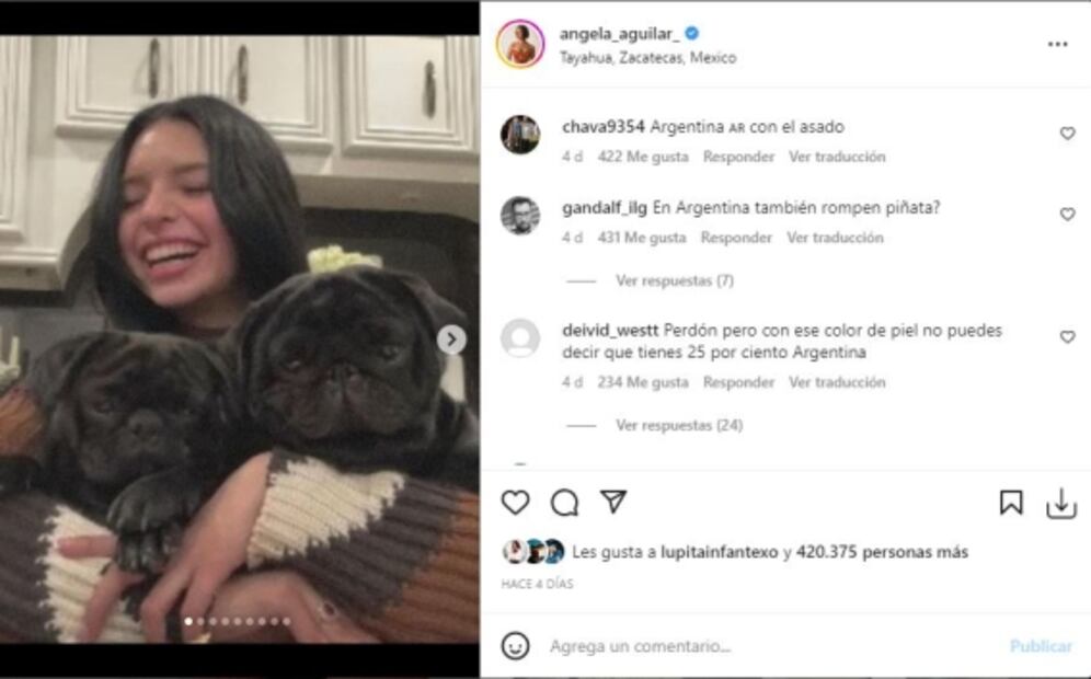 Ángela Aguilar: así fue su descanso familiar para celebrar las fiestas