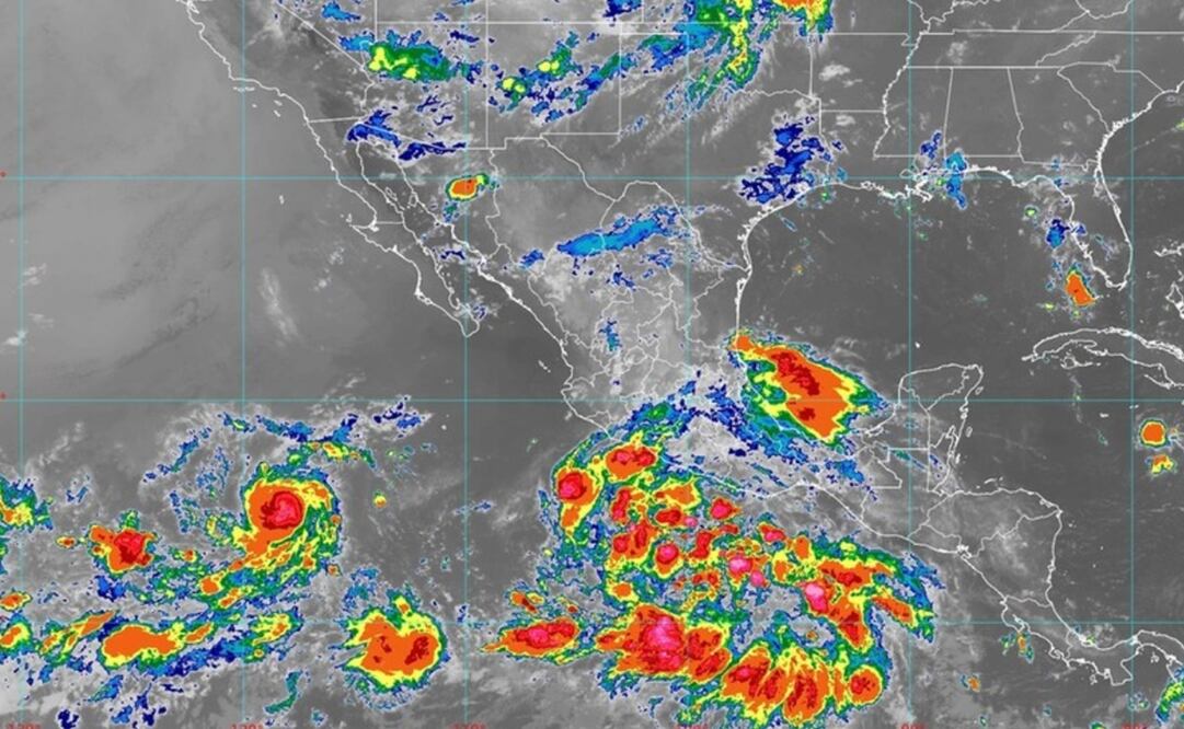 Según el pronóstico del Meteorológico, el ciclón ganará fuerza en las próximas horas y llegará a ser de categoría 2. Foto: Conagua