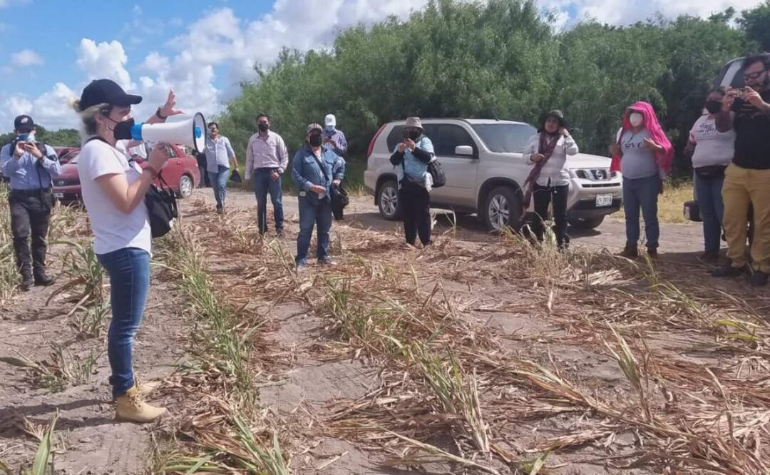 Delia Quiroa, activista del colectivo 10 de Marzo en Tamaulipas, vende su auto para iniciar su campaña como candidata a jueza del Poder Judicial (26/03/2025). Foto: Especial