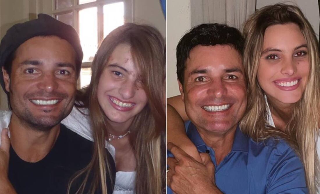 Chayanne y Lele Pons antes y ahora. Instagram Lele Pons.