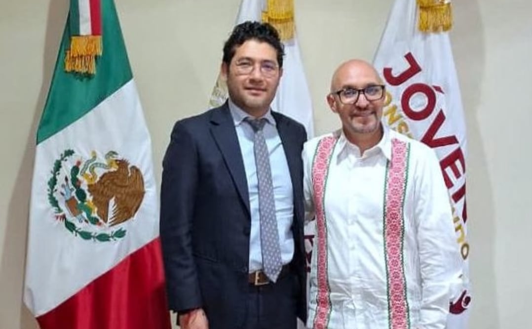 Octavio de la Torre y Marath Baruch Bolaños durante un encuentro sobre la propuesta de reducción de la jornada laboral. Foto: @octaviodlatorre.