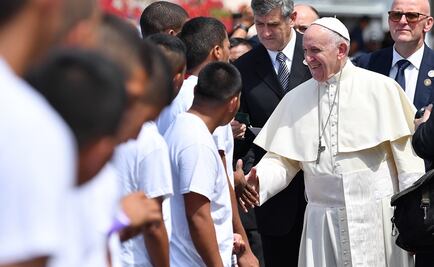Papa Francisco se topa con realidad de jóvenes privados de la libertad