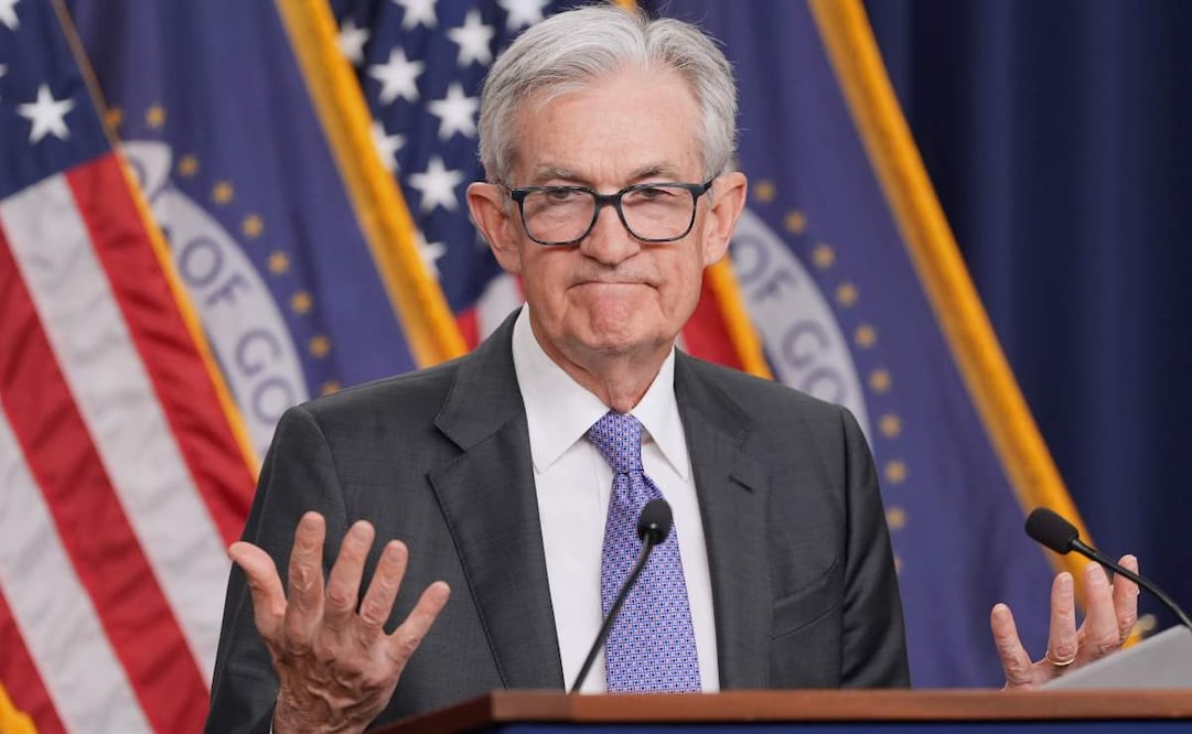 El presidente de la Reserva Federal, Jerome Powell, habla en la sede de la Reserva Federal, el 10 de diciembre de 2025, en Washington. Foto: AP