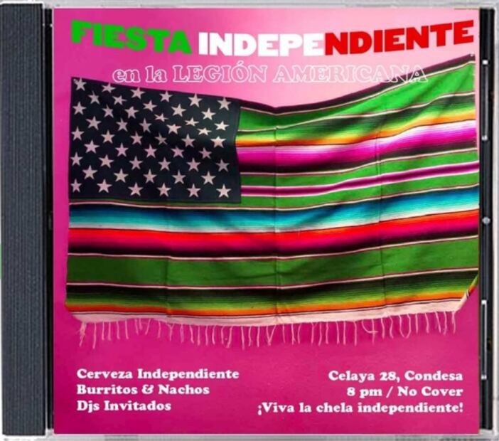 Fiesta Independiente para celebrar el 15 de septiembre con chelas