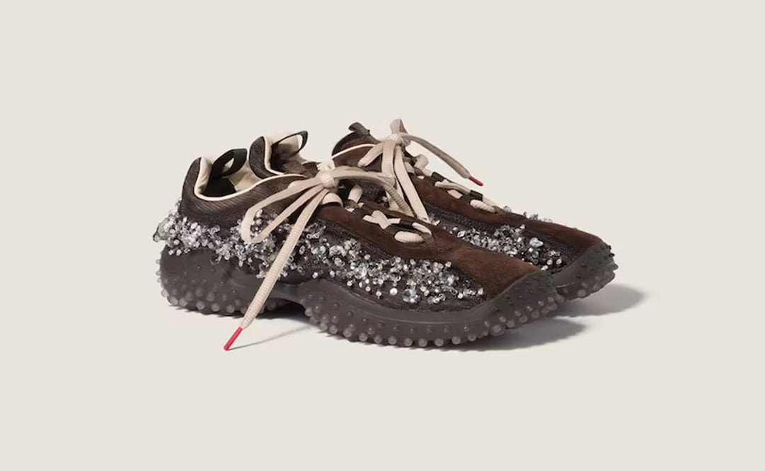 Estos tenis Miu Miu Bubble se pueden robar las miradas en cualquier look. Foto: Miu Miu