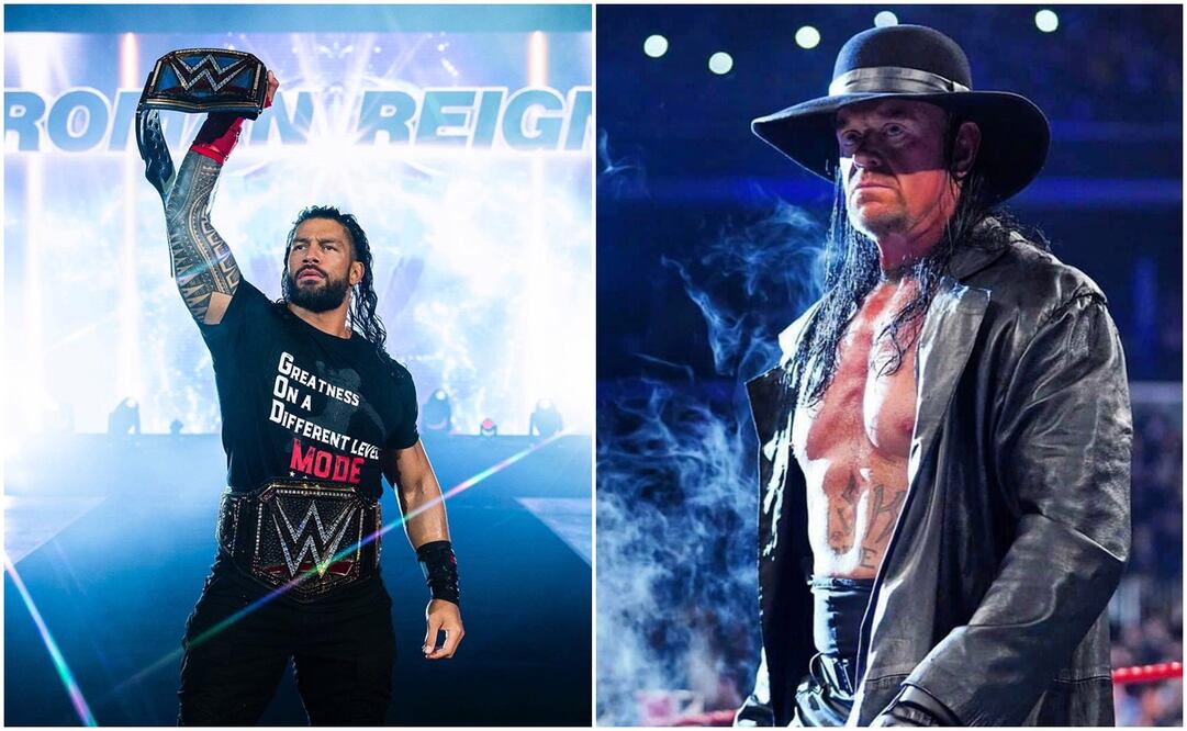 Roman Reigns y The Undertaker, superestrellas que han percibido grandes salarios. FOTO: ESPECIAL