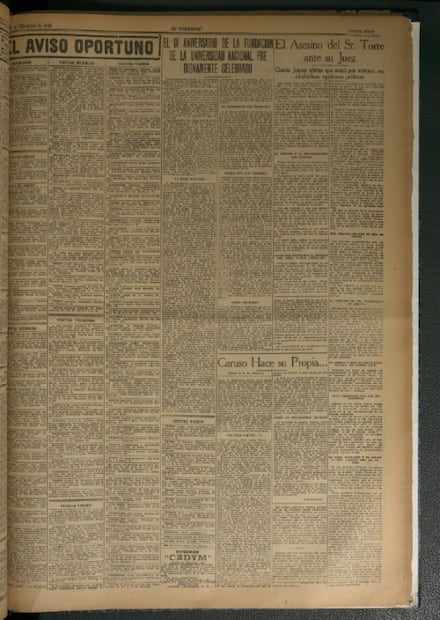 Hace 100 años México enloqueció con la llegada de Enrico Caruso, tenor italiano