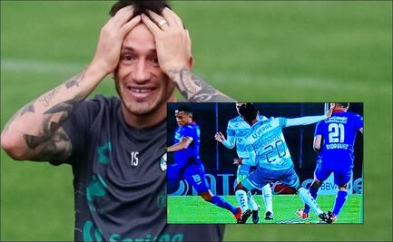 Brian Lozano explota contra el arbitraje del Cruz Azul vs Santos