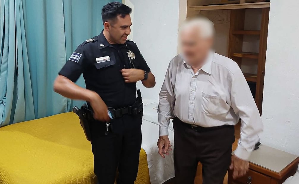 B. W. H., de 90 años de edad, solicitó apoyo de la Policía Municipal de Pachuca.
Foto: Especial.