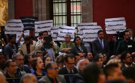 INAH conmemora 80 años con demandas salariales