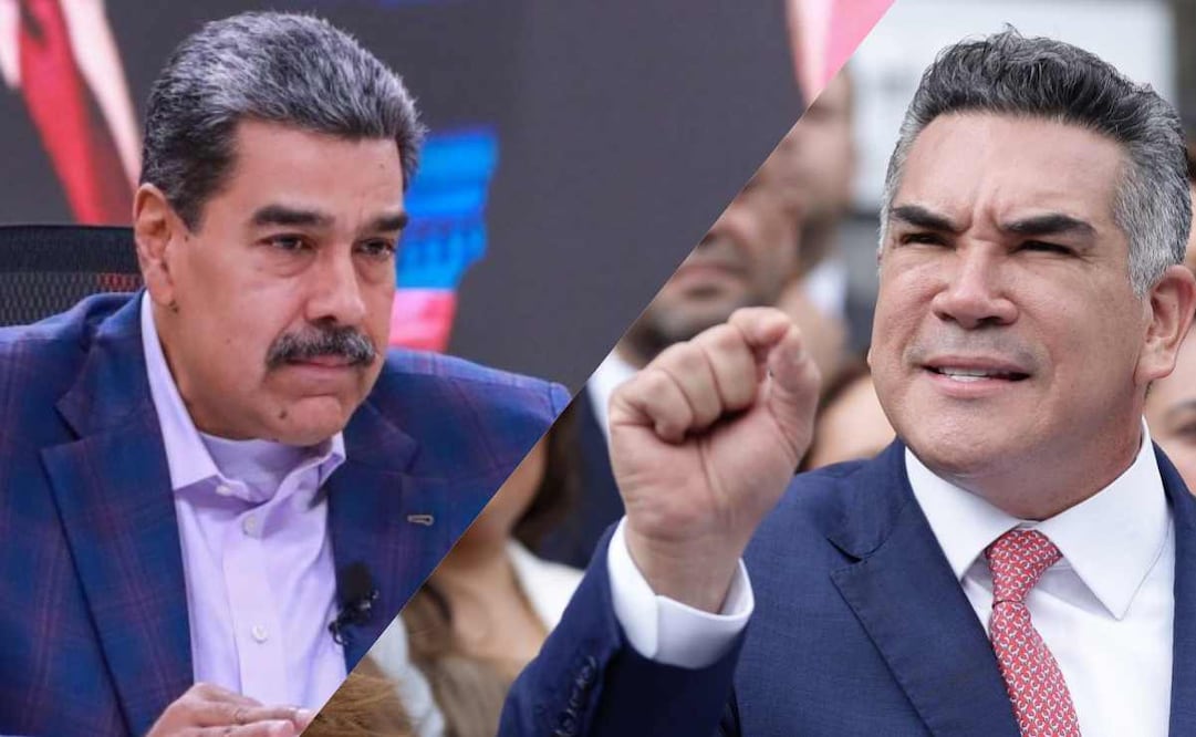 Alejandro Moreno, presidente del PRI y Nicolás Maduro, presidente de Venezuela. Fotos: Fernanda Rojas/ EL UNIVERSAL y tomada de la cuenta de FB de @NicolasMaduro.