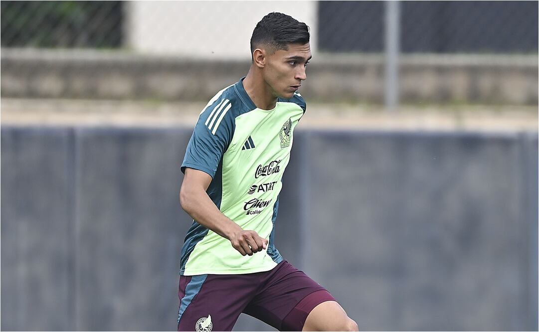 Fidel Ambriz durante un entrenamiento de la Selección Mexicana. FOTO: IMAGO7