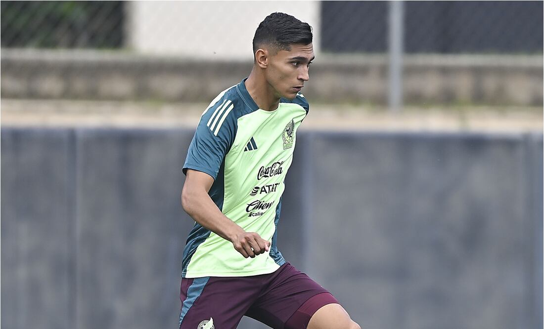 Fidel Ambriz durante un entrenamiento de la Selección Mexicana. FOTO: IMAGO7