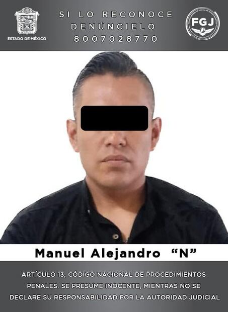 Manuel "N", mesero que atendió a Iñigo Arenas. Foto Especial