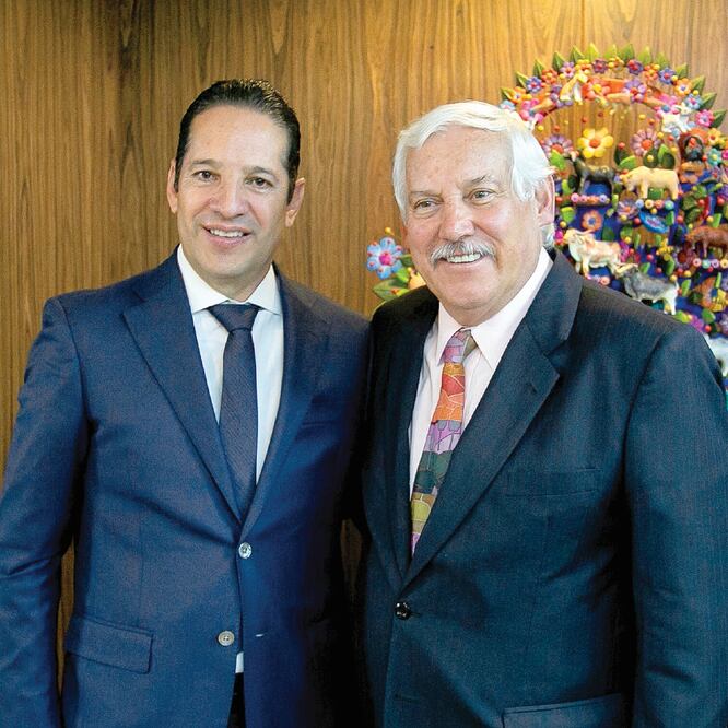 El gobernador Francisco Domínguez se reunió con el titular de la Sader, Víctor Manuel Villalobos, para plantearle planes para el desarrollo del agro queretano. ARCHIVO EL UNIVERSAL